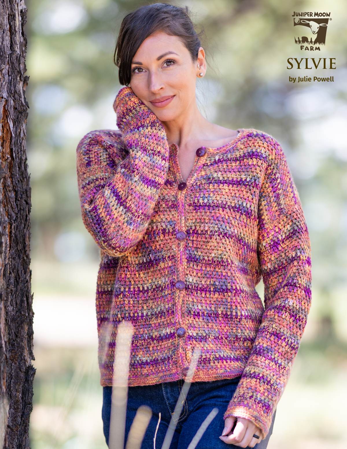 Moonshine Fine & Handpaints-Sylvie Crochet Cardigan