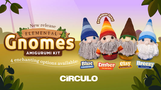 Amigurumi Kit-Elemental Gnomes