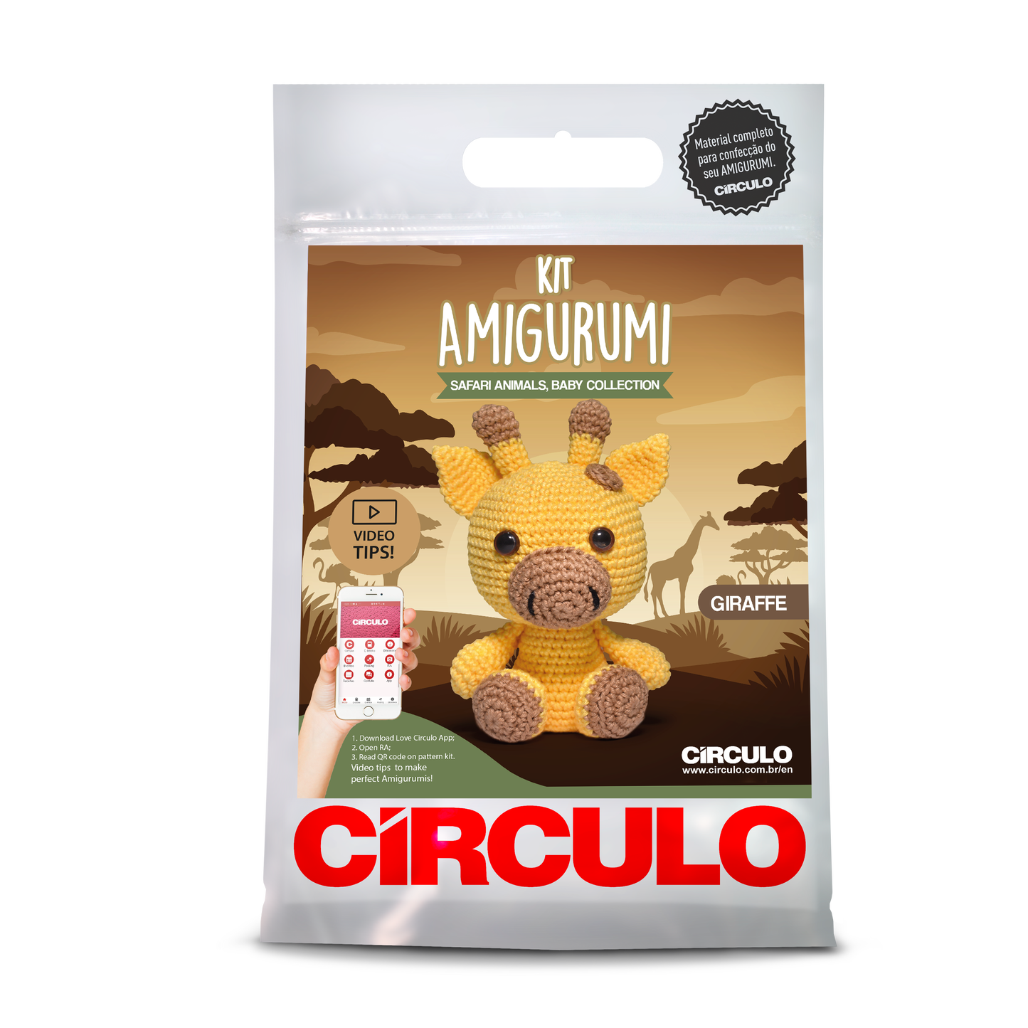 Amigurumi Kit-Baby Safari Animals