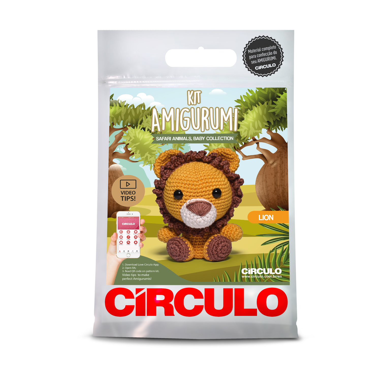 Amigurumi Kit-Baby Safari Animals