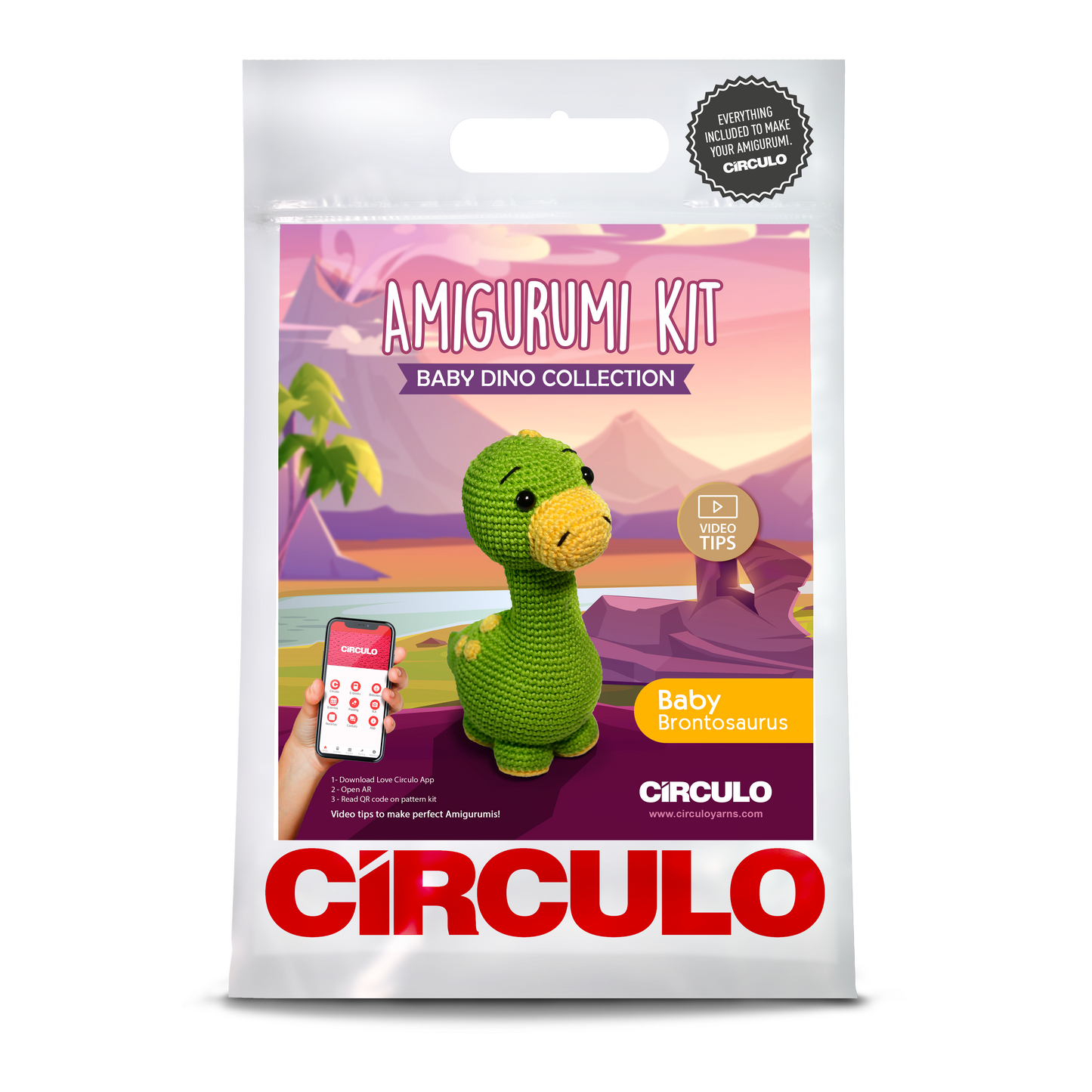Amigurumi Kit-Dinos