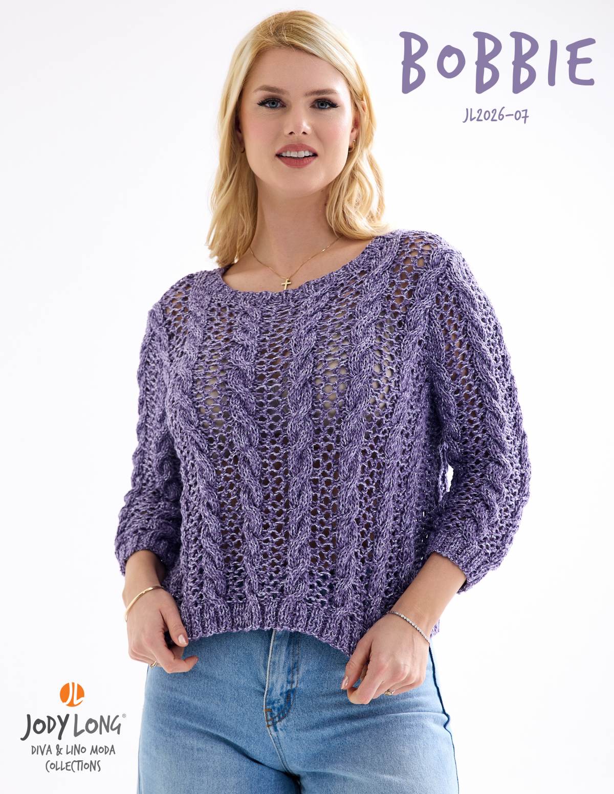 Diva & Lino Moda-Bobbie Cabled Sweater