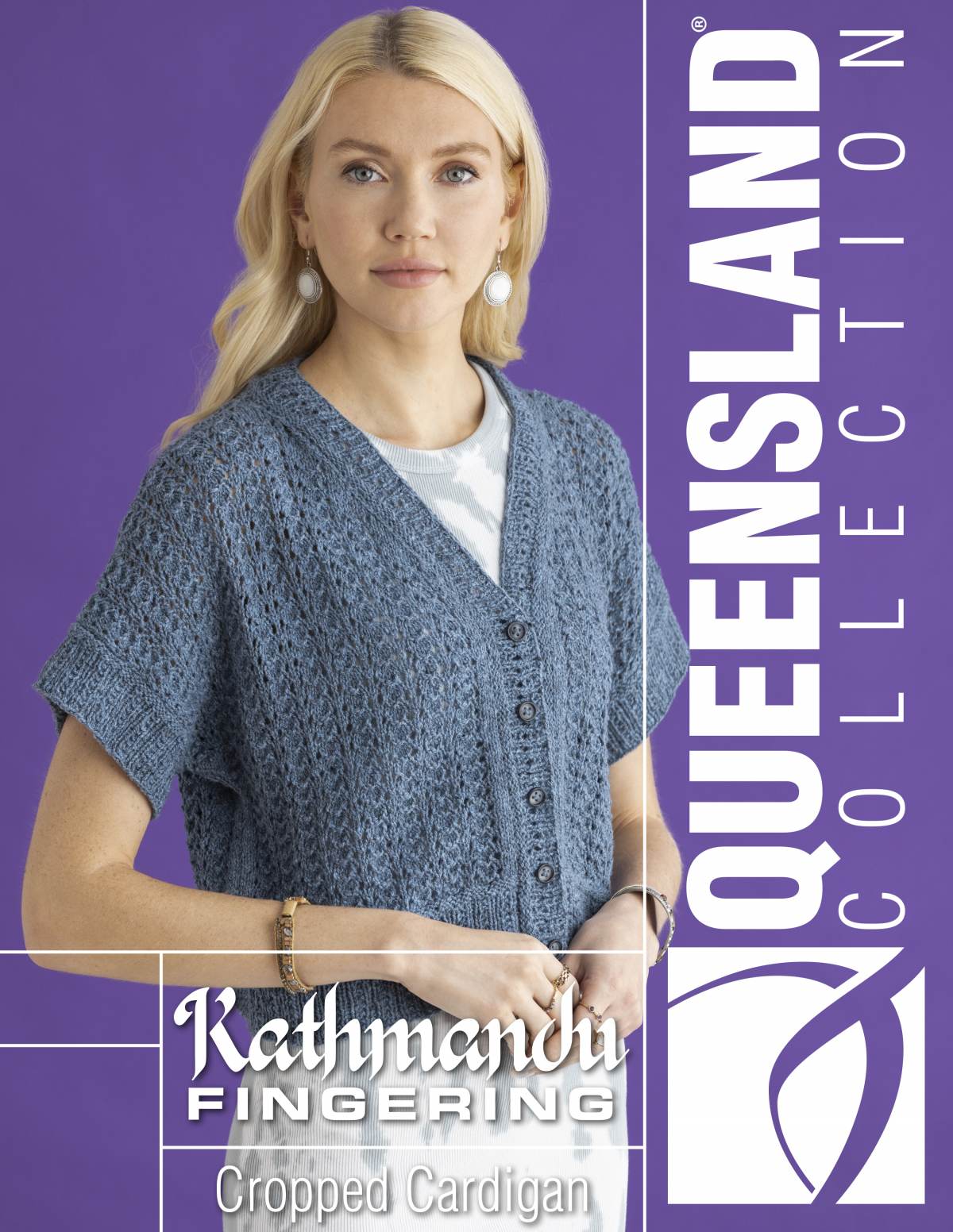 Kathmandu Fingering-Eleanor Cropped Cardigan