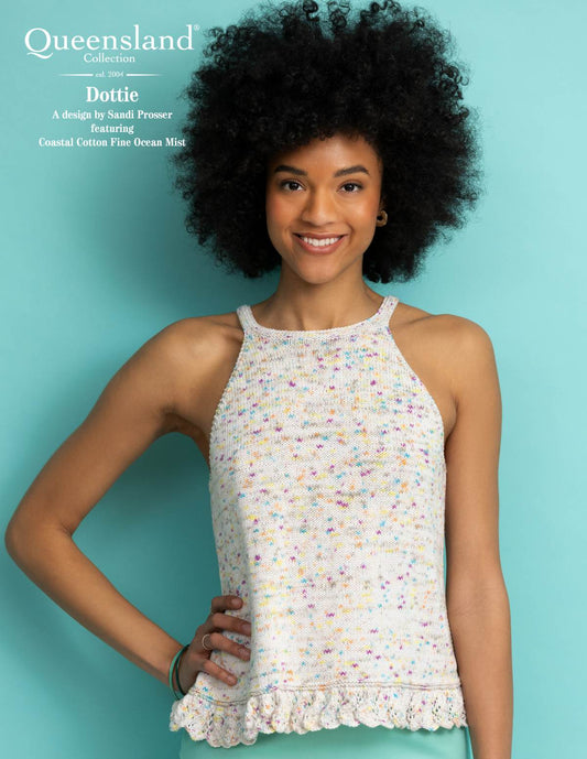 Coastal Cotton Fine Ocean Mist-Dottie
