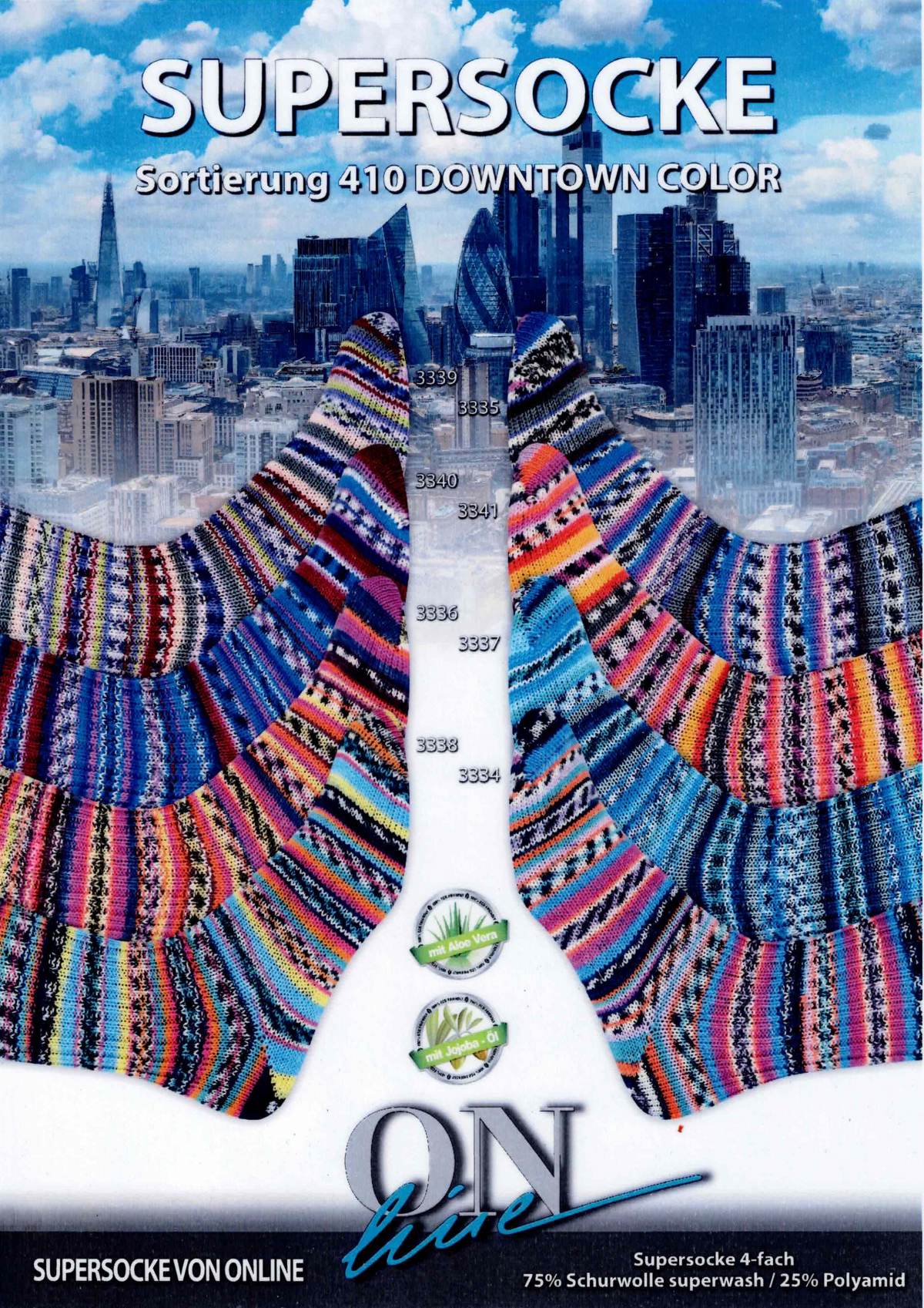 Supersocke 4-Ply w/Aloe- Style #410