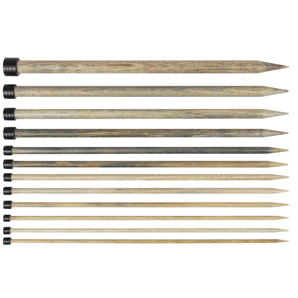 Driftwood 12" Straight Needles