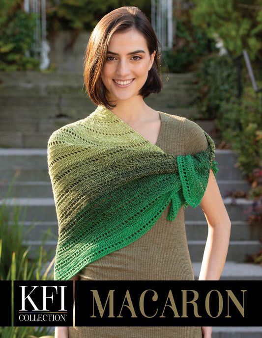 Macaron-Pearla Crochet Shawl