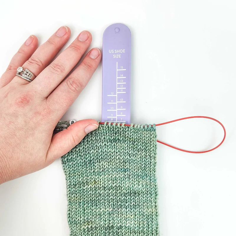 Sock Sizing Ruler Bracelet