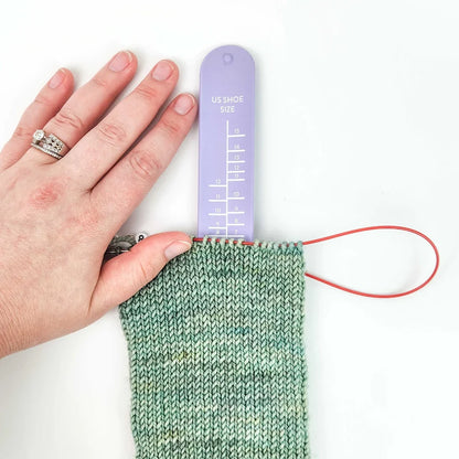 Sock Sizing Ruler Bracelet