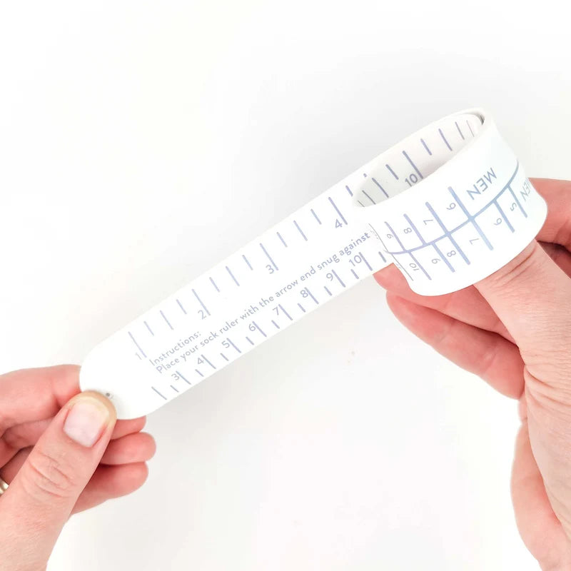 Sock Sizing Ruler Bracelet