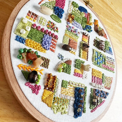 August in the Garden - Advanced Embroidery Kit