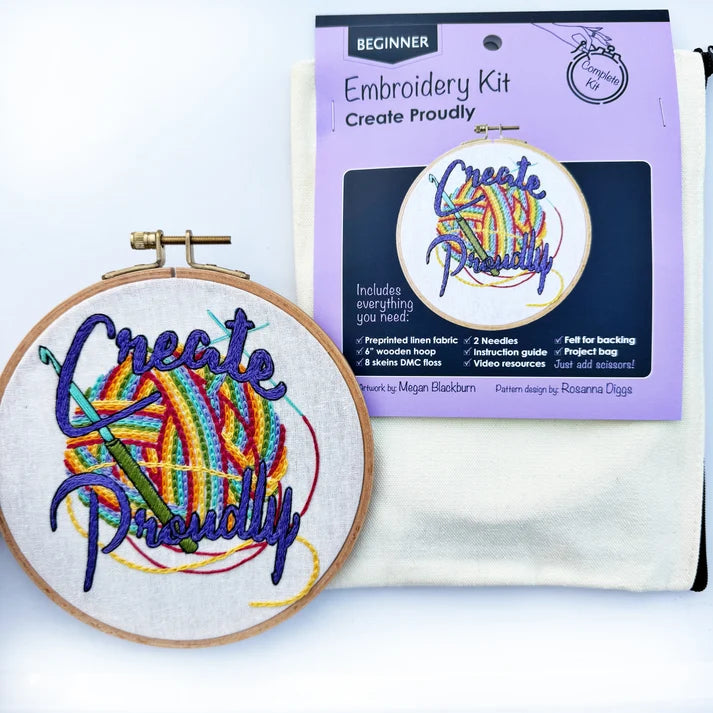 Create Proudly - Beginner Embroidery Kit
