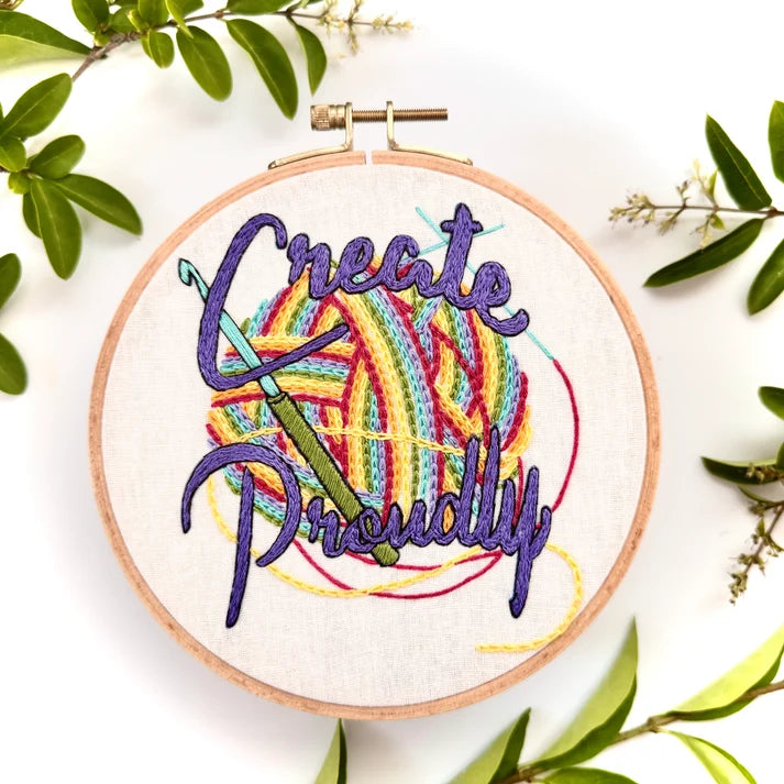 Create Proudly - Beginner Embroidery Kit