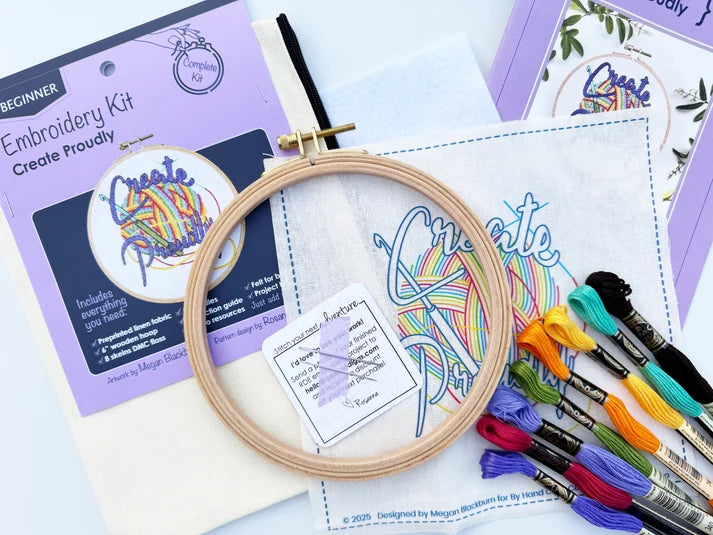 Create Proudly - Beginner Embroidery Kit