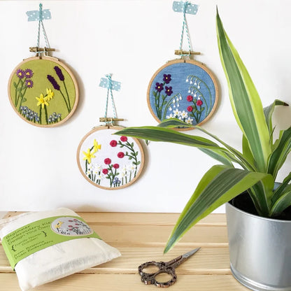 Family Flower Garden - Design Your Own Embroidery Kit