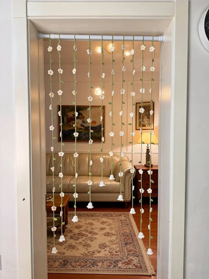 Crochet Flower Door Curtain Kit