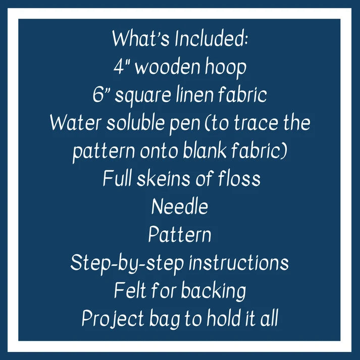 Peaceful Poppies - Intermediate Embroidery Kit