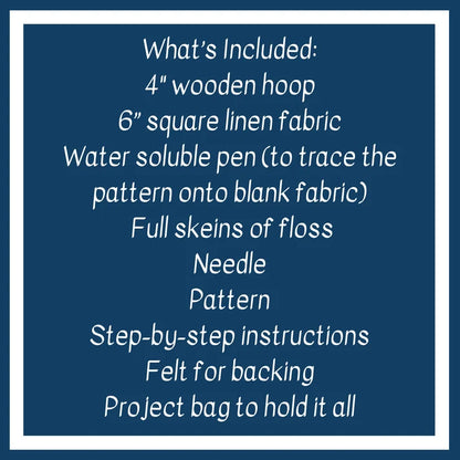 Peaceful Poppies - Intermediate Embroidery Kit