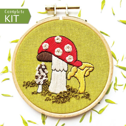 The Fungis - Beginner Embroidery Kit