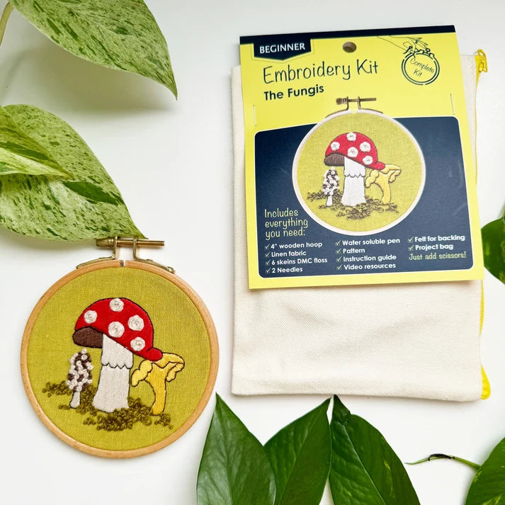 The Fungis - Beginner Embroidery Kit