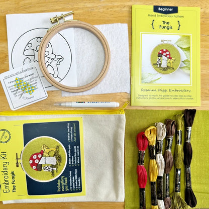 The Fungis - Beginner Embroidery Kit