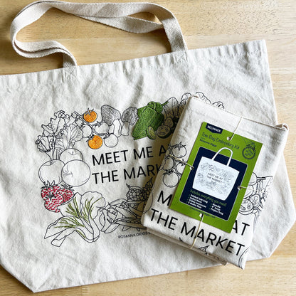 Meet Me at the Market - Tote Bag Embroidery Kit