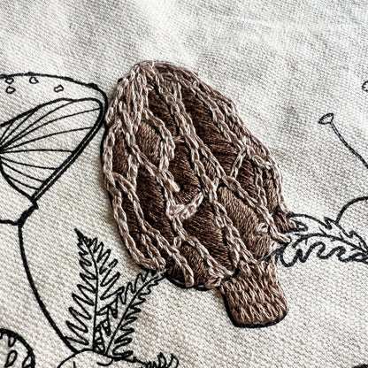 Mushroom Tote Embroidery Kit