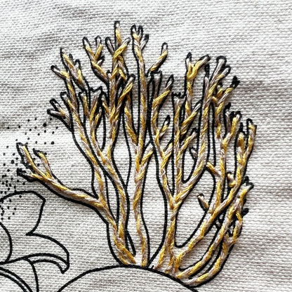 Mushroom Tote Embroidery Kit