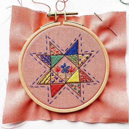 Seeing Starflowers - Beginner Embroidery Kit